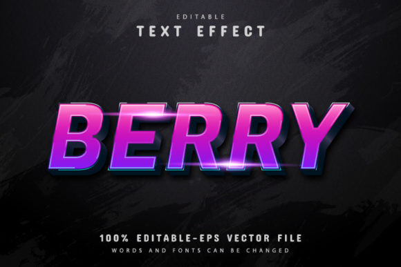 3d Purple Gradient Text Effect