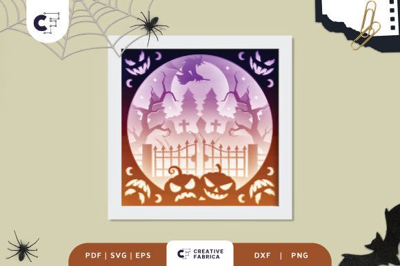 3D Shadow Box Halloween Spooky Scene: A Creative Way to Celebrate the Season