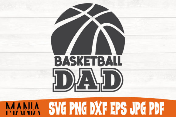 Basketball Dad Svg Cut File Design