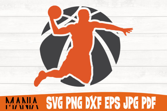 Basketball Logo Svg Cut File Design