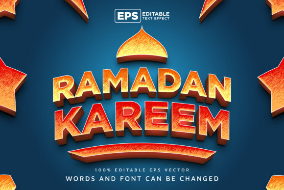 Exploring the Ramadan Kareem 3D Text Effect Vector Eps