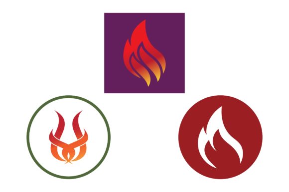Flame Fire Abstract Logo Vector: A Dynamic Tool for Creative and Corporate Design