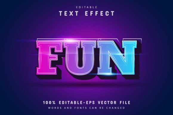 Fun 3d Text Effect with Gradient