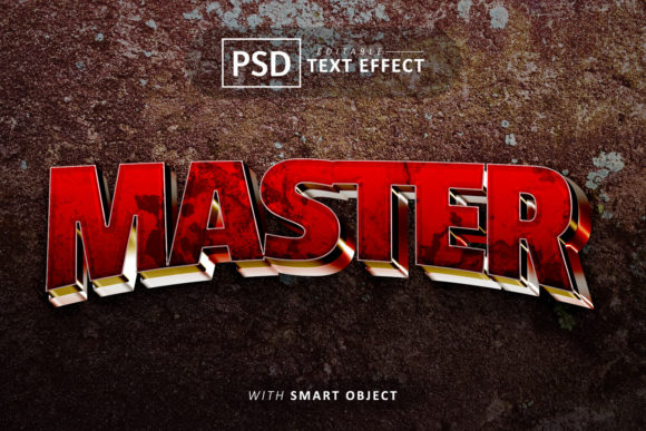 Master 3D Text Effect Editable