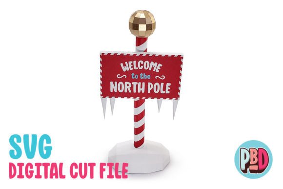 North Pole 3D Papercraft: A Creative Holiday Decoration for Enthusiasts