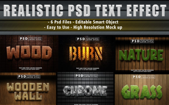 Realistic 3D PSD Text Effect for Stunning Designs