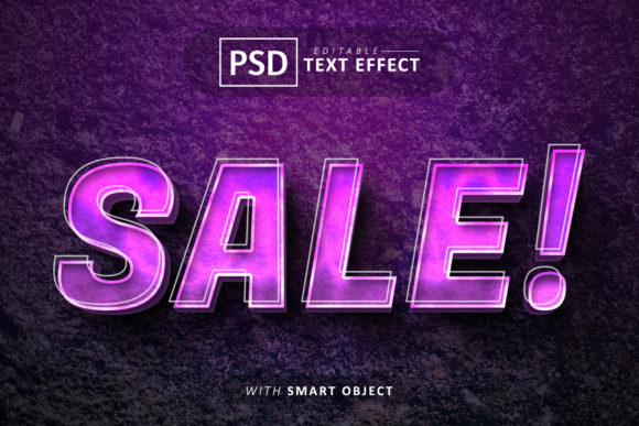 Sale 3d Text Effect Editable