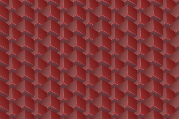 The Red 3D Box Pattern: A Versatile Design Tool for Modern Creatives