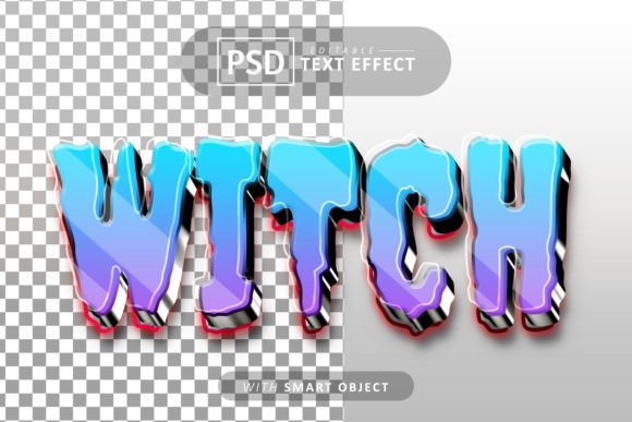 Witch Text - Editable 3d Font Effects: A Versatile Design Tool for Customization